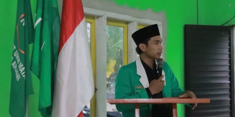 Ketua PC HIMMAH NW Lombok Timur Tekankan Militansi dan Visi Perubahan pada WAPA 1 Komisariat UNW Anjani