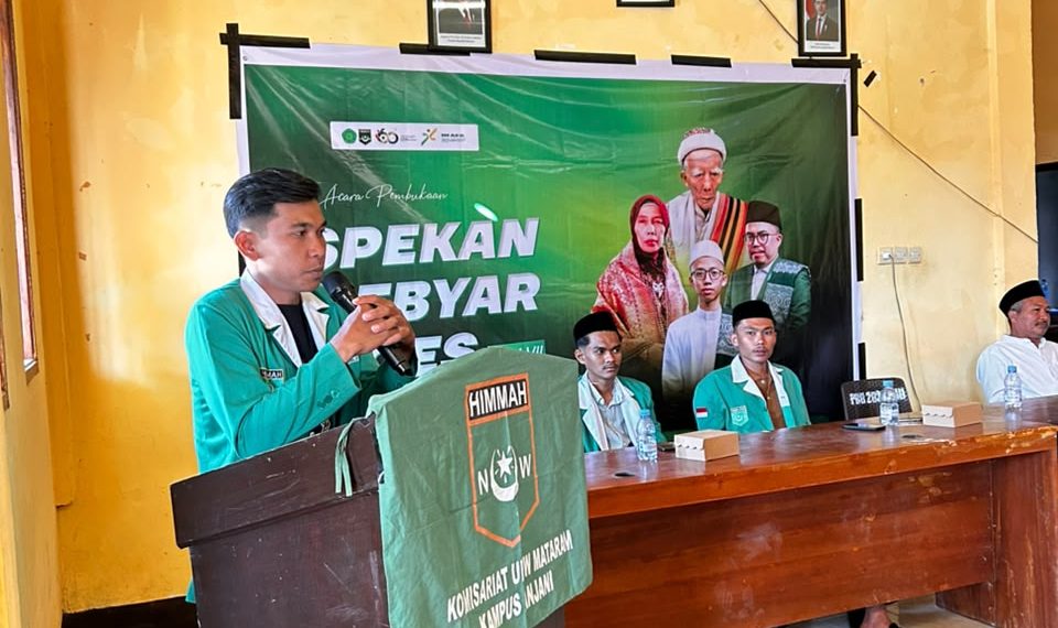 Resmi Dibuka, Sepekan Gebyar Goes HIMMAH NW Komisariat UNW Mataram Siap Semarakkan Pengabdian dan Kebersamaan